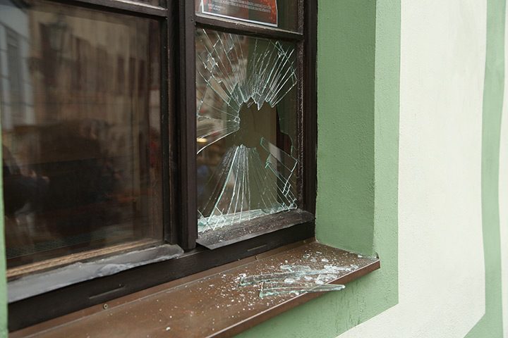 A2B Glass are able to board up broken windows while they are being repaired in Burntwood.